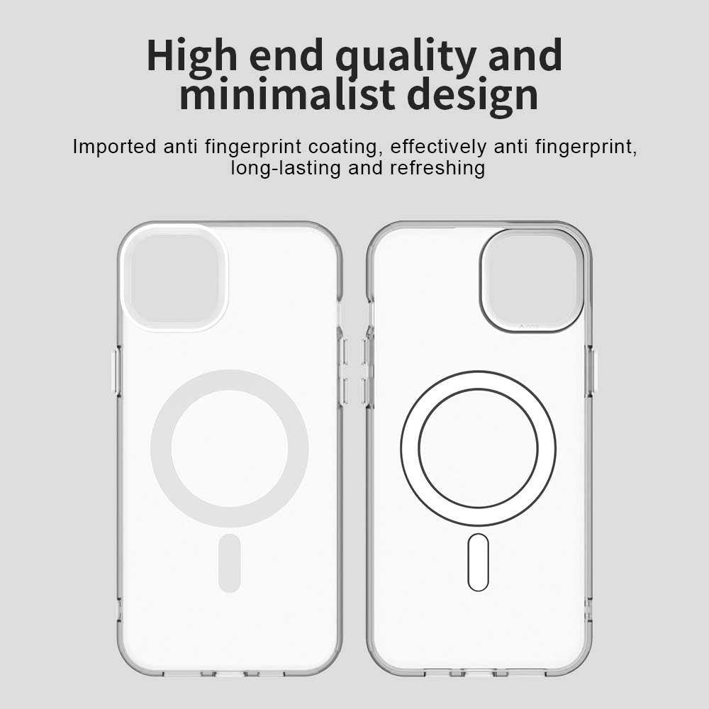 MagSafe-etui til Apple iPhone 14, Techsuit, CandyCase, Hvid