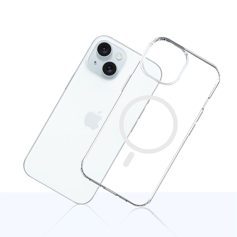 MagSafe-etui til Apple iPhone 15, 3MK, Armor MagCase, Transparent