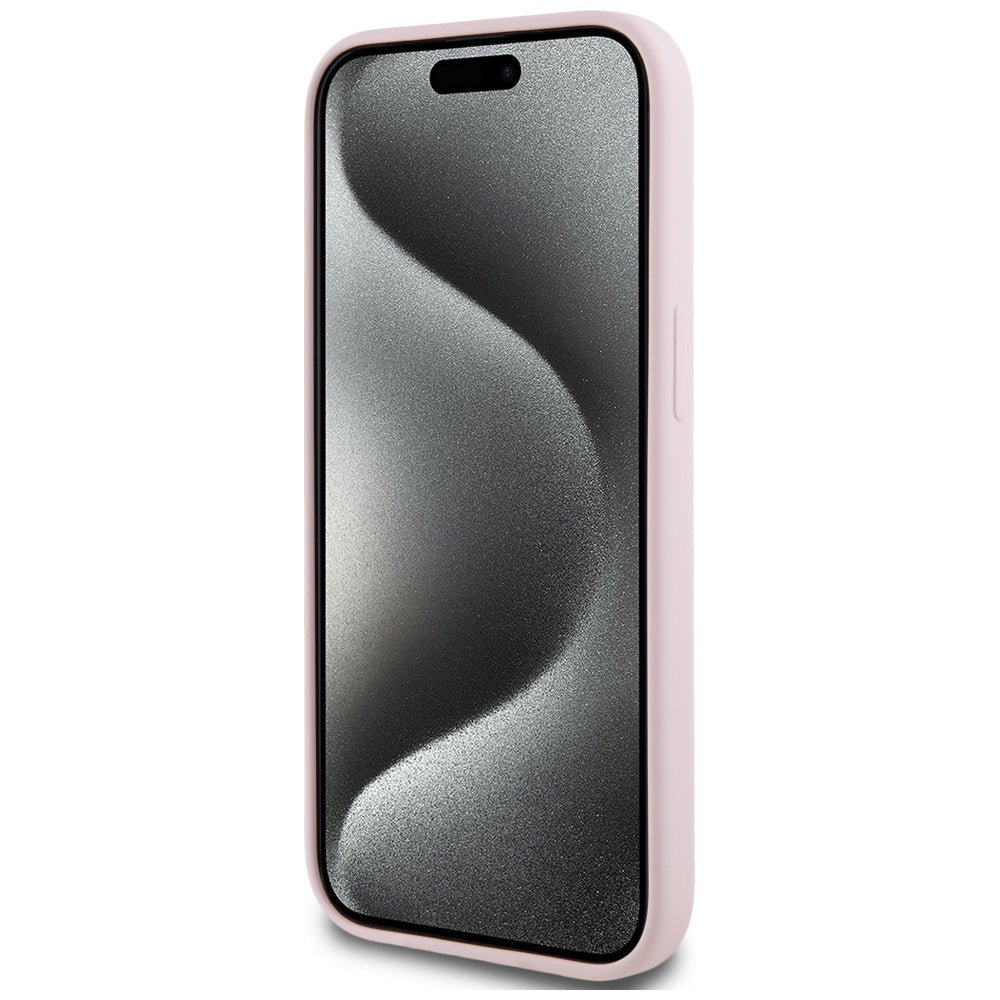 MagSafe cover til Apple iPhone 15, Karl Lagerfeld, Silicone Karl & Choupette, Pink