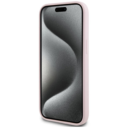 MagSafe cover til Apple iPhone 15, Karl Lagerfeld, Silicone Karl & Choupette, Pink