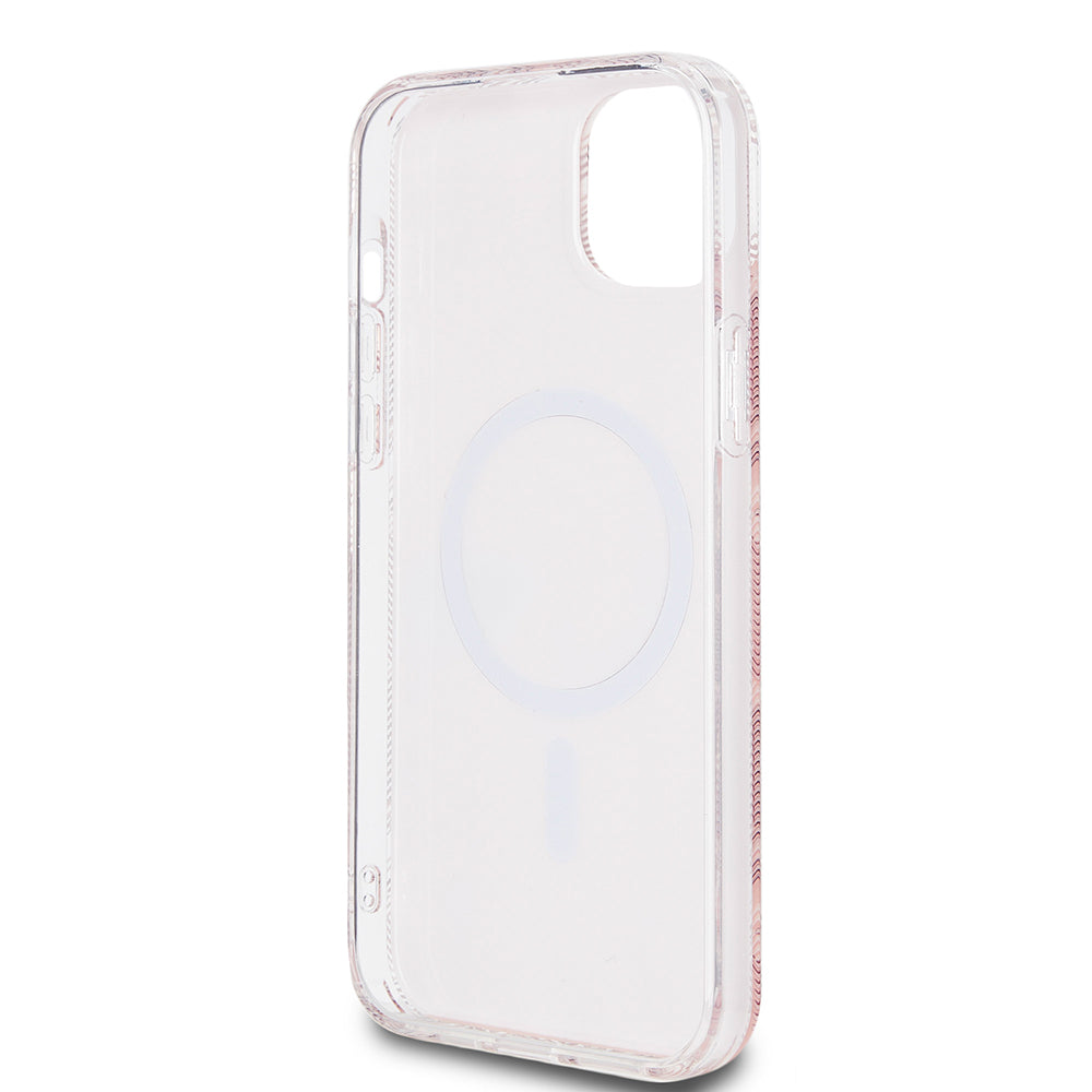 MagSafe cover til Apple iPhone 15 Plus, Guess, IML Gcube, Pink