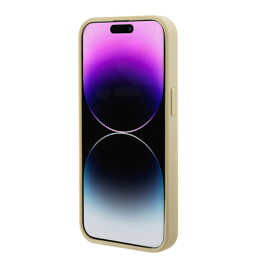 MagSafe cover til Apple iPhone 15 Plus, Guess, Saffiano, Guld