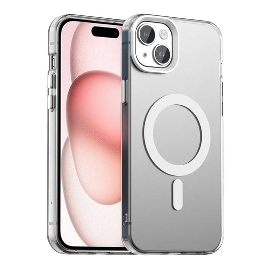 MagSafe-etui til Apple iPhone 15 Plus, Techsuit, CandyCase, Hvid