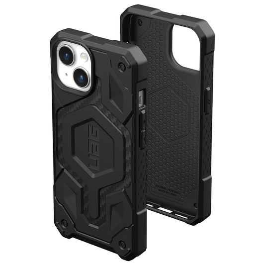MagSafe-etui til Apple iPhone 15 Plus, Urban Armor Gear, Monarch Pro Carbon, Sort