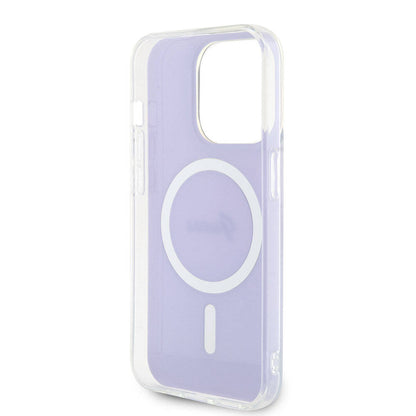 MagSafe cover til Apple iPhone 15 Pro Max, Guess, IML Iridescent, Lilla