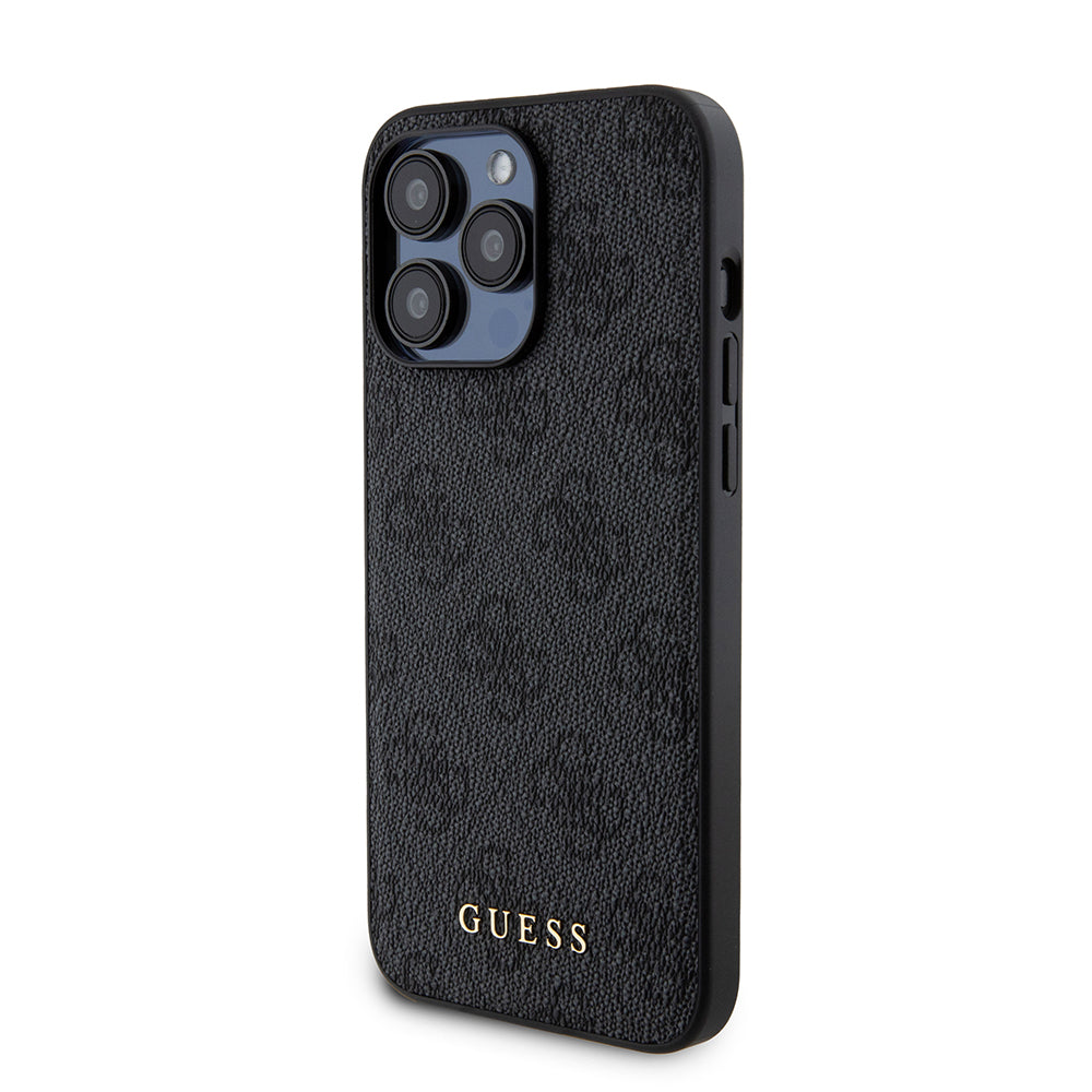 MagSafe cover til Apple iPhone 15 Pro Max, Guess, Powerbank 4G Metal Logo, Sort