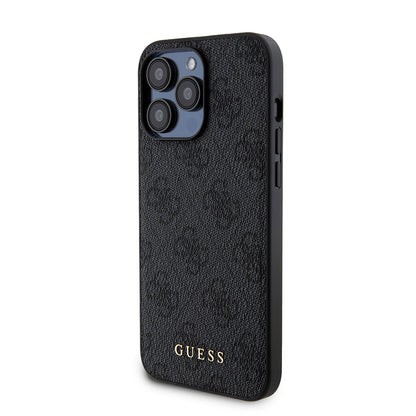 MagSafe cover til Apple iPhone 15 Pro Max, Guess, Powerbank 4G Metal Logo, Sort