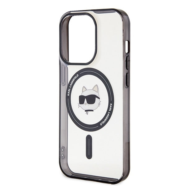 MagSafe cover til Apple iPhone 15 Pro Max, Karl Lagerfeld, IML Choupette's Head, Transparent