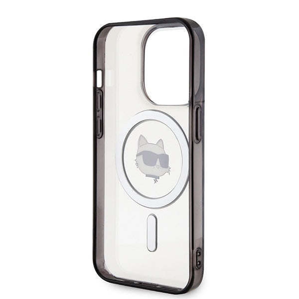 MagSafe cover til Apple iPhone 15 Pro Max, Karl Lagerfeld, IML Choupette's Head, Transparent
