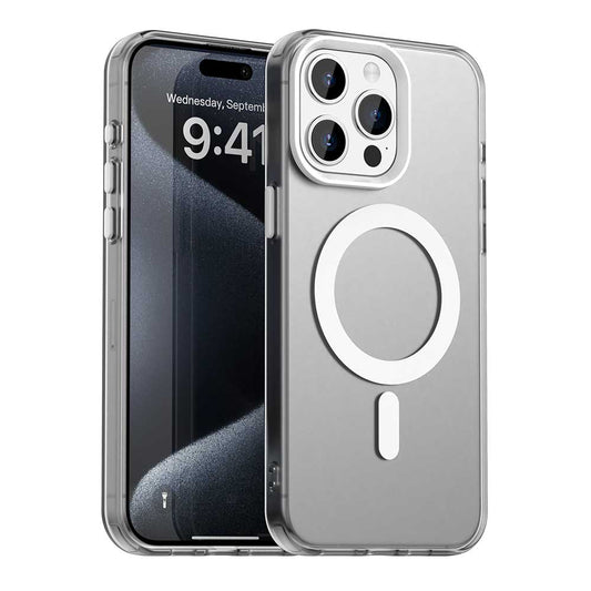 MagSafe-etui til Apple iPhone 15 Pro Max, Techsuit, CandyCase, Hvid