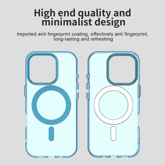 MagSafe-etui til Apple iPhone 15 Pro Max, Techsuit, CandyCase, Blå
