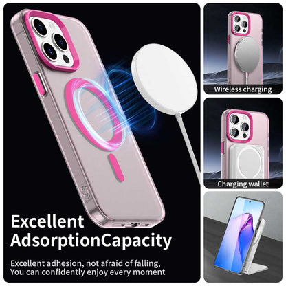MagSafe-etui til Apple iPhone 15 Pro Max, Techsuit, CandyCase, Lyserød