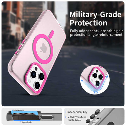 MagSafe-etui til Apple iPhone 15 Pro Max, Techsuit, CandyCase, Lyserød