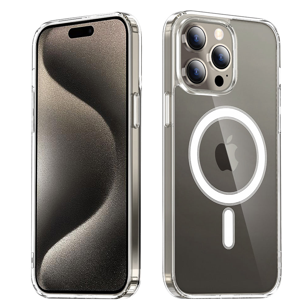MagSafe-etui til Apple iPhone 15 Pro Max, Techsuit, Pro, Transparent