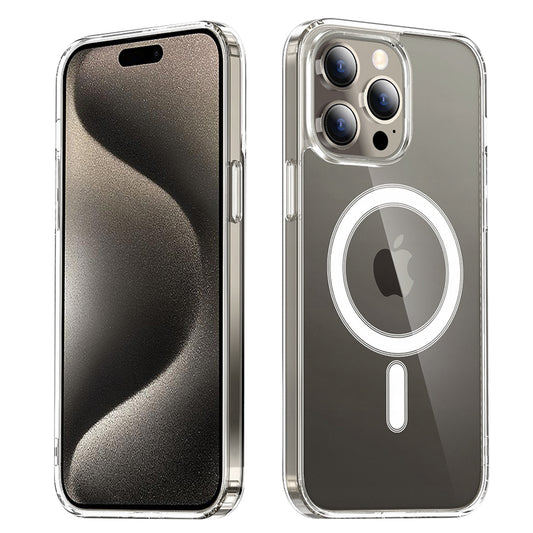MagSafe-etui til Apple iPhone 15 Pro Max, Techsuit, Pro, Transparent