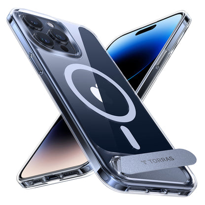 MagSafe cover til Apple iPhone 15 Pro Max, Torras, Pstand, Gennemsigtig