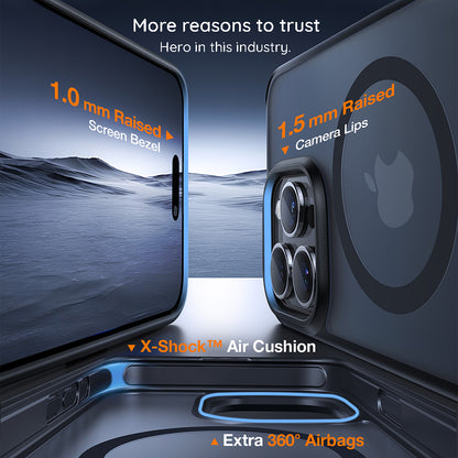 MagSafe cover til Apple iPhone 15 Pro Max, Torras, Pstand, Gennemsigtig