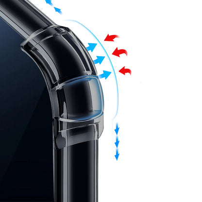 MagSafe-etui til Apple iPhone 15 Pro, Techsuit, stødabsorberende klar, røgfarvet