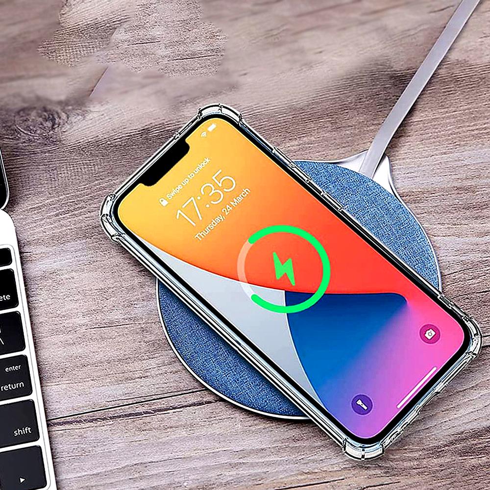 MagSafe-etui til Apple iPhone 15 Pro, Techsuit, stødabsorberende klar, røgfarvet