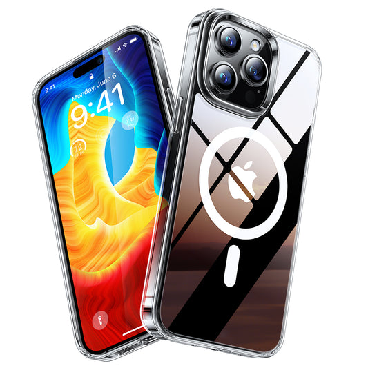 MagSafe cover til Apple iPhone 15 Pro, Torras, Diamond, Transparent
