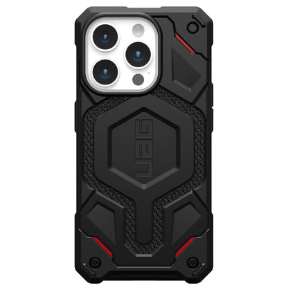 MagSafe-etui til Apple iPhone 15 Pro, Urban Armor Gear, Monarch Pro Kevlar, Sort
