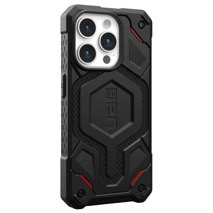 MagSafe-etui til Apple iPhone 15 Pro, Urban Armor Gear, Monarch Pro Kevlar, Sort