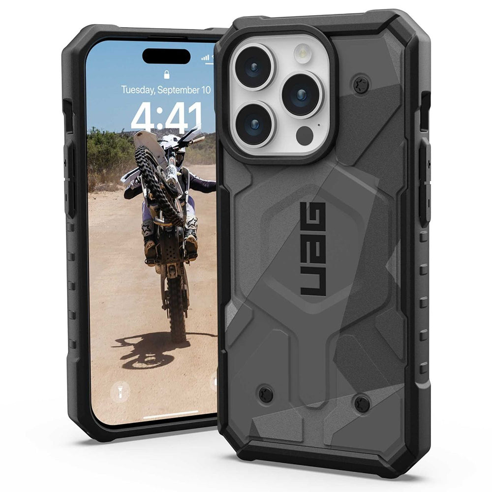 MagSafe-etui til Apple iPhone 15 Pro, Urban Armor Gear, Pathfinder SE Geo Camo, Camouflage