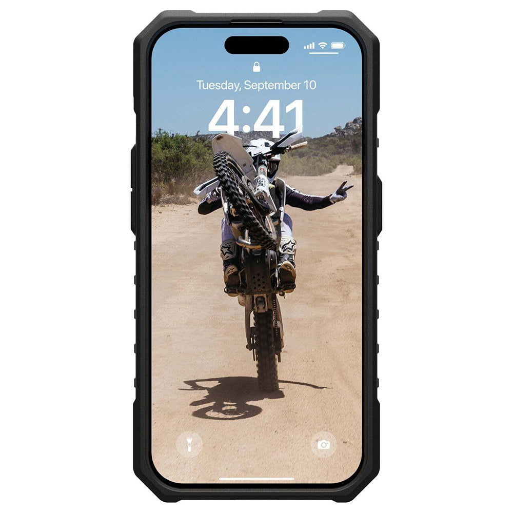 MagSafe-etui til Apple iPhone 15 Pro, Urban Armor Gear, Pathfinder SE Geo Camo, Camouflage