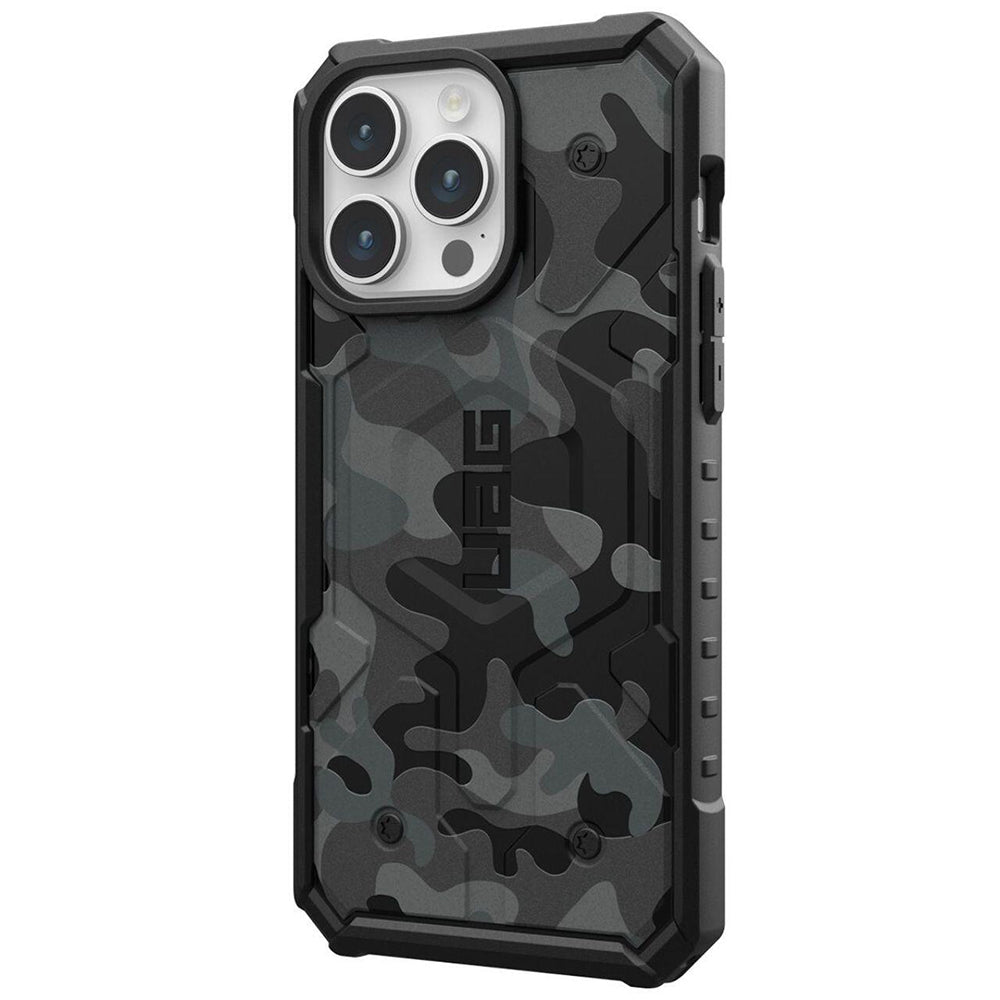 MagSafe-etui til Apple iPhone 15 Pro, Urban Armor Gear, Pathfinder SE Midnight Camo, Camouflage