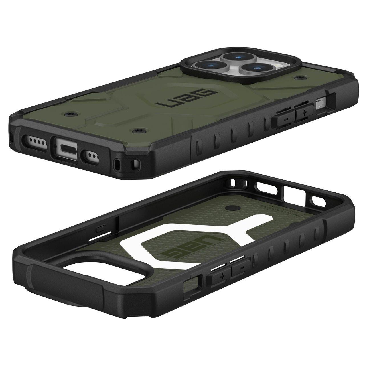 MagSafe-etui til Apple iPhone 15 Pro, Urban Armor Gear, Pathfinder, Grøn