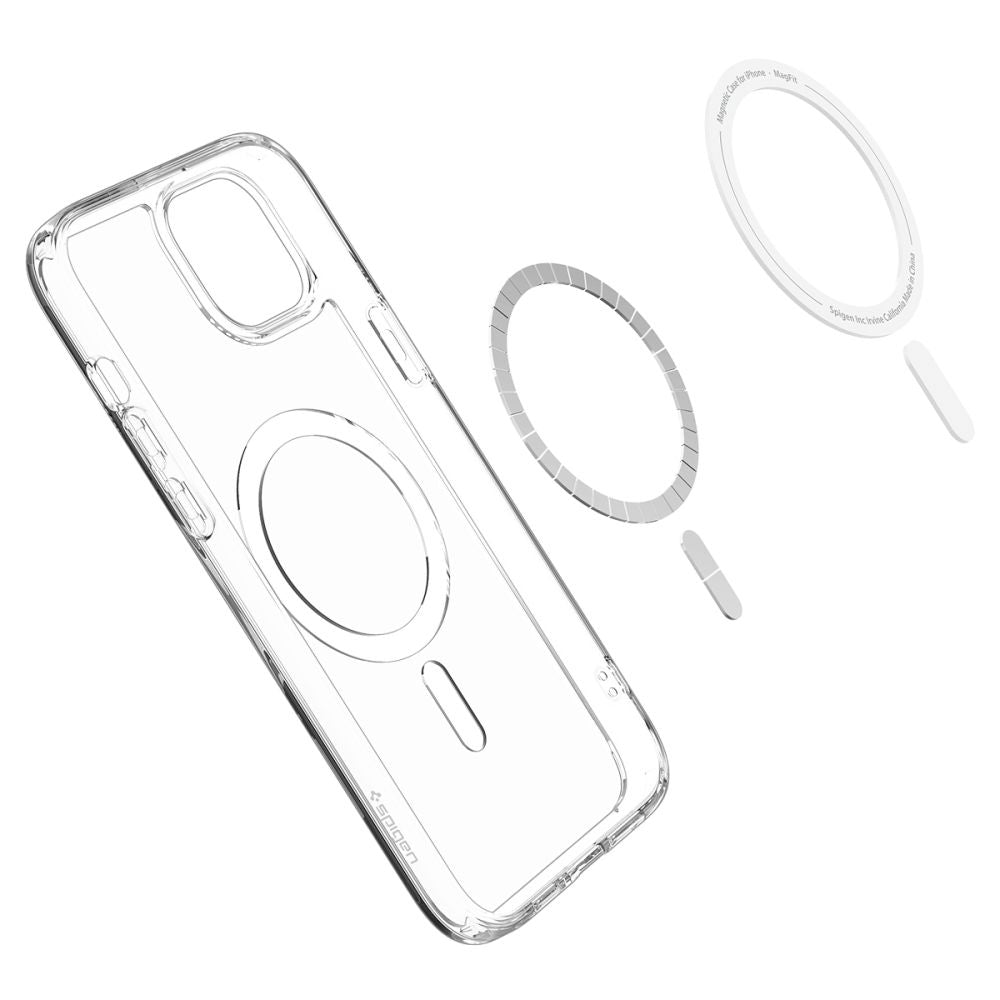 MagSafe-etui til Apple iPhone 15, Spigen, Ultra Hybrid, Hvid ACS06802