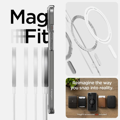 MagSafe cover til Apple iPhone 15, Spigen, Ultra Hybrid, Sort ACS06803