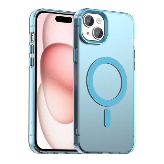 MagSafe-etui til Apple iPhone 15, Techsuit, CandyCase, Blå