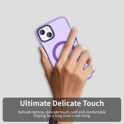 MagSafe Case for Apple iPhone 15, Techsuit, CandyCase, Purple
