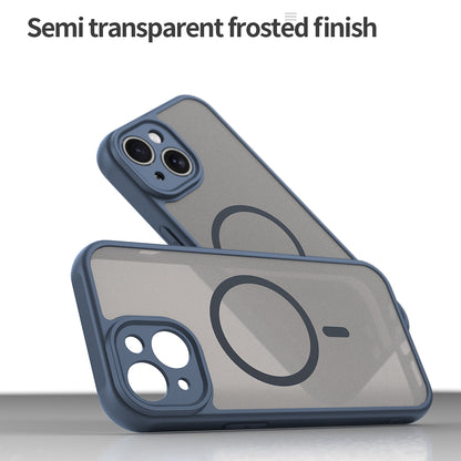MagSafe-etui til Apple iPhone 15, Techsuit, HaloFrost II, Mørkeblå