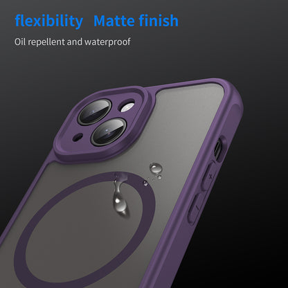 MagSafe-etui til Apple iPhone 15, Techsuit, HaloFrost II, Lilla