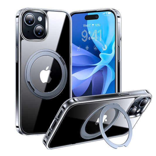 MagSafe cover til Apple iPhone 15, Torras, Ostand Pro, Transparent