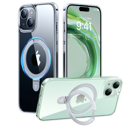 MagSafe cover til Apple iPhone 15, Torras, Ostand, Gennemsigtig