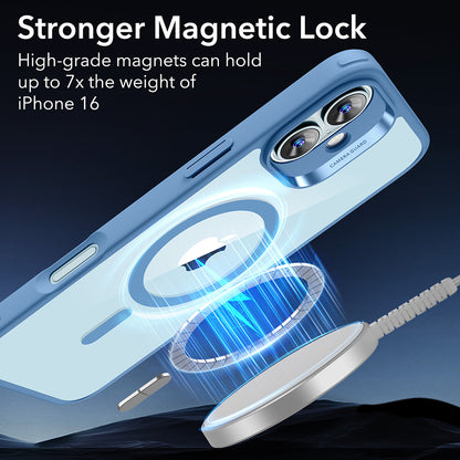 MagSafe cover til Apple iPhone 16, ESR, Classic Hybrid, Transparent Blå