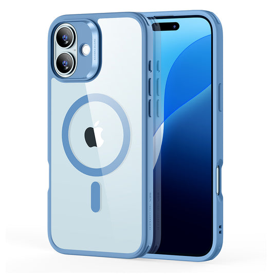 MagSafe cover til Apple iPhone 16, ESR, Classic Hybrid, Transparent Blå