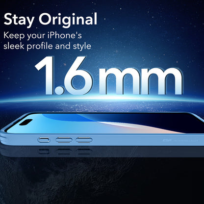 MagSafe cover til Apple iPhone 16, ESR, Classic Hybrid, Transparent Blå