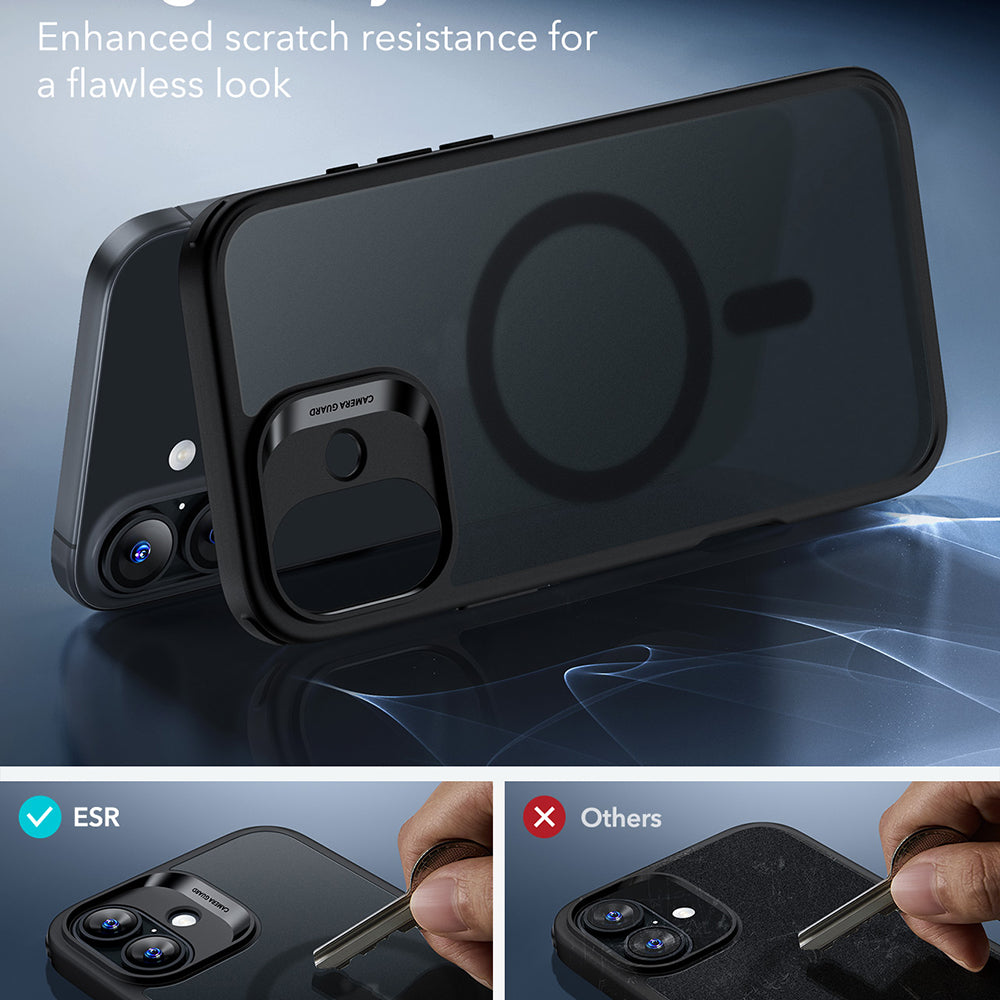 MagSafe Case for Apple iPhone 16, ESR, Classic Hybrid, Satin Black
