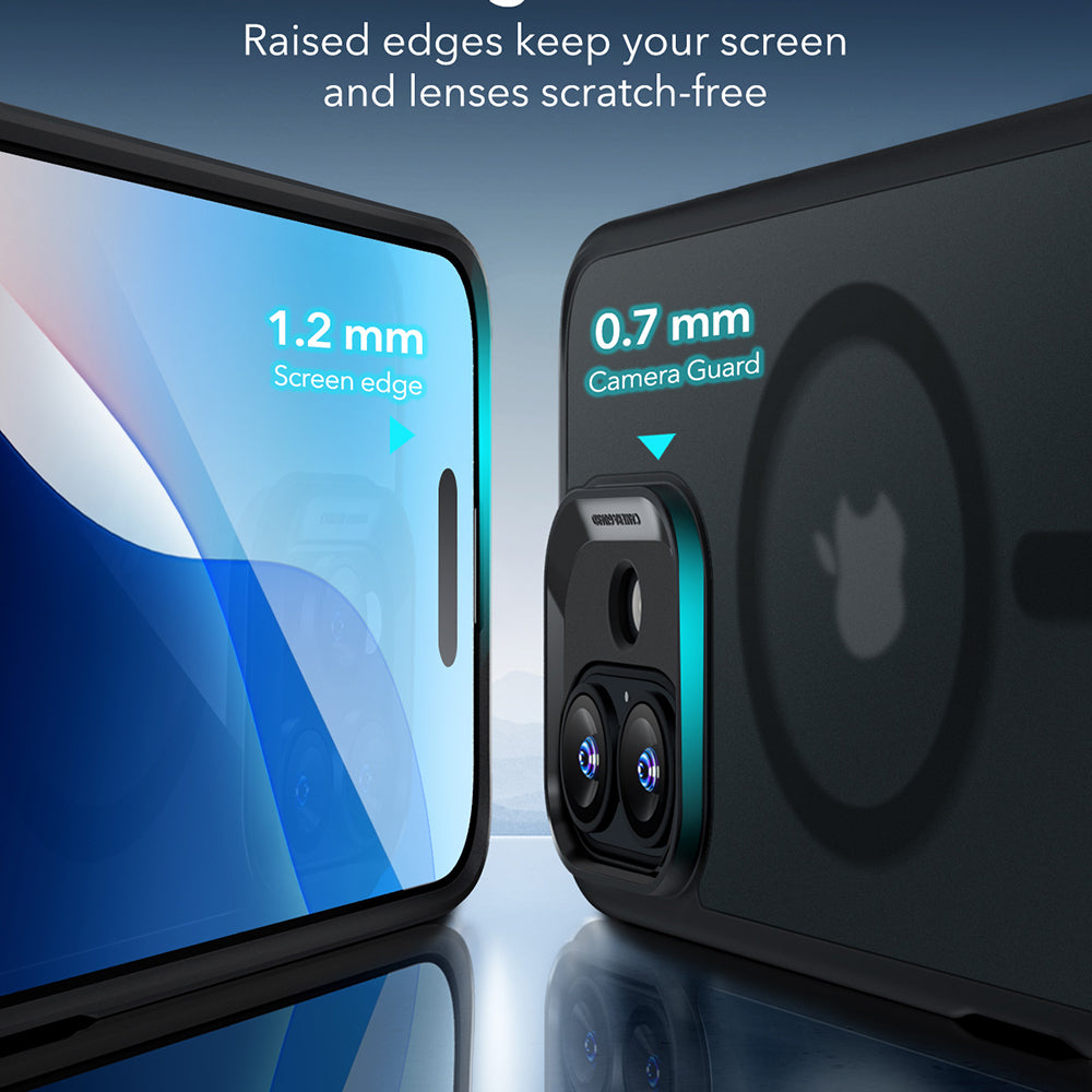 MagSafe Case for Apple iPhone 16, ESR, Classic Hybrid, Satin Black