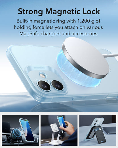 MagSafe cover til Apple iPhone 16, ESR, Zero, Satinblå