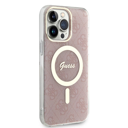 MagSafe cover til Apple iPhone 16, Guess, IML 4G, Pink