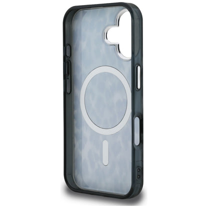 MagSafe cover til Apple iPhone 16, Karl Lagerfeld, IML Leopard Mønster, Sort