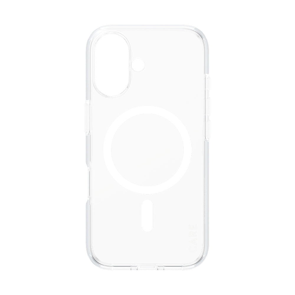 MagSafe cover til Apple iPhone 16, PanzerGlass, Care Urban Combat, Transparent Hvid