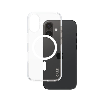 MagSafe cover til Apple iPhone 16, PanzerGlass, Care Urban Combat, Transparent Hvid