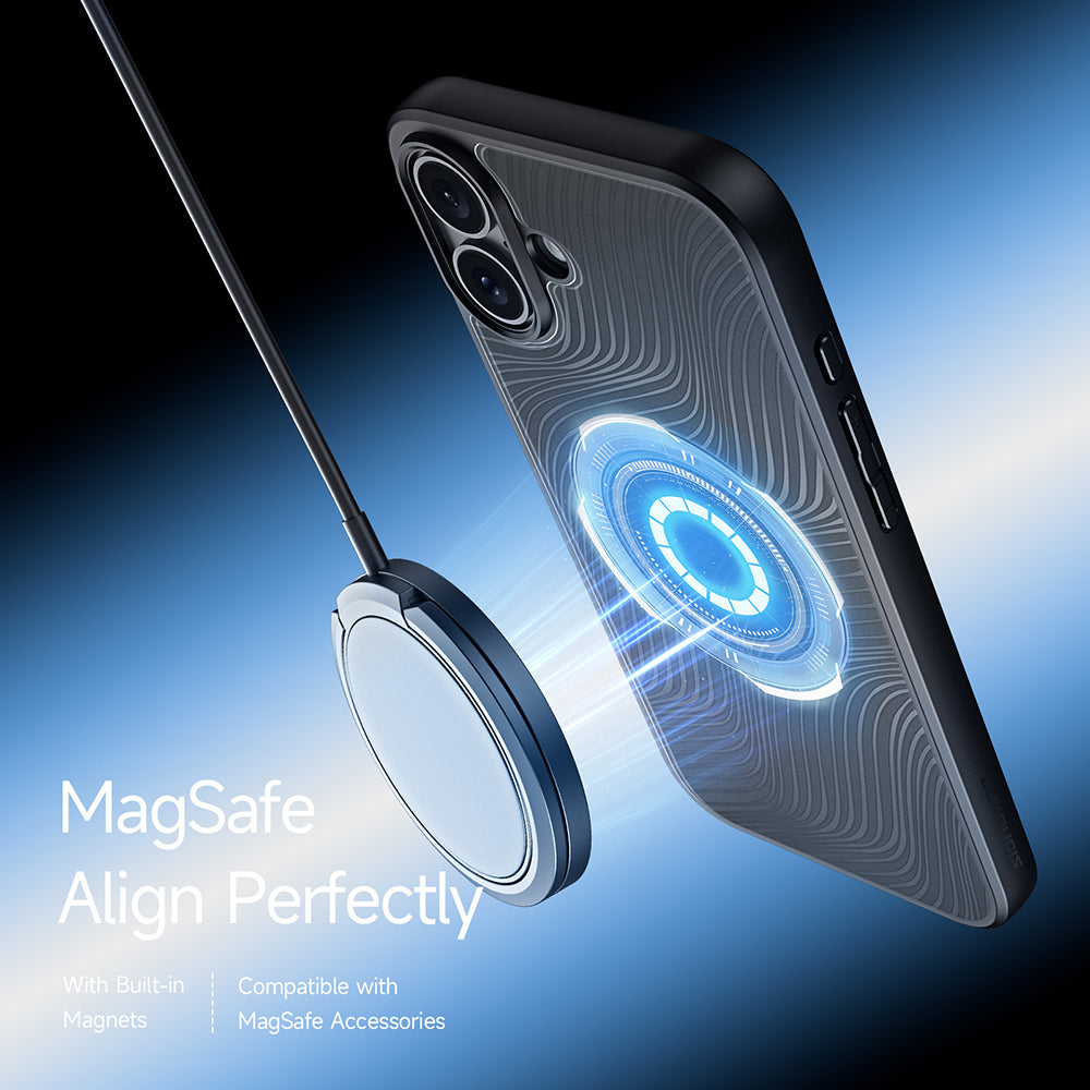 MagSafe-etui til Apple iPhone 16 Plus, DUX DUCIS, Aimo, Sort