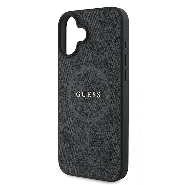 MagSafe cover til Apple iPhone 16 Plus, Guess, 4G Ring Classic Logo, Sort